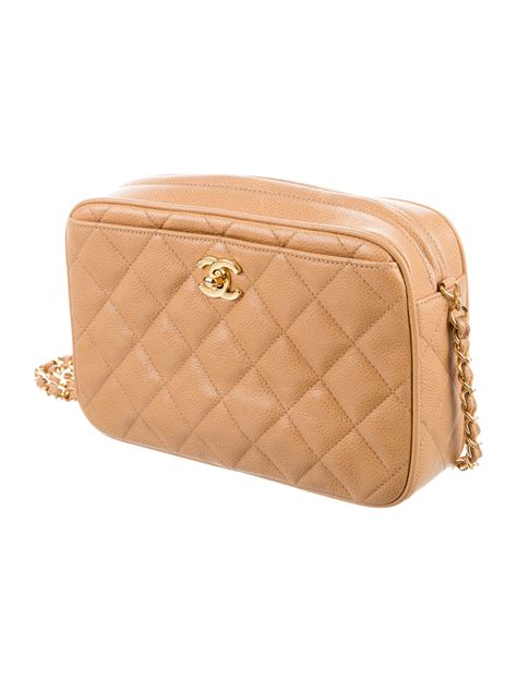 chanel beige and black handbag|Chanel vintage camera bag beige.